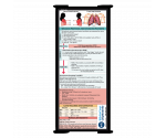 WhiteCoat Clipboard® Trifold - Blackout Respiratory Therapy Edition